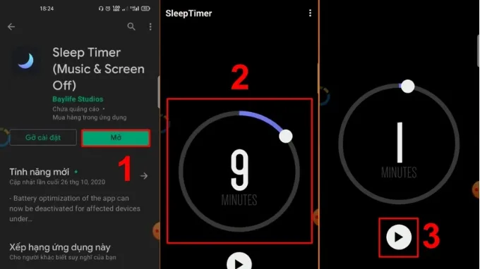 Tắt Youtube bằng ứng dụng Sleep Timer