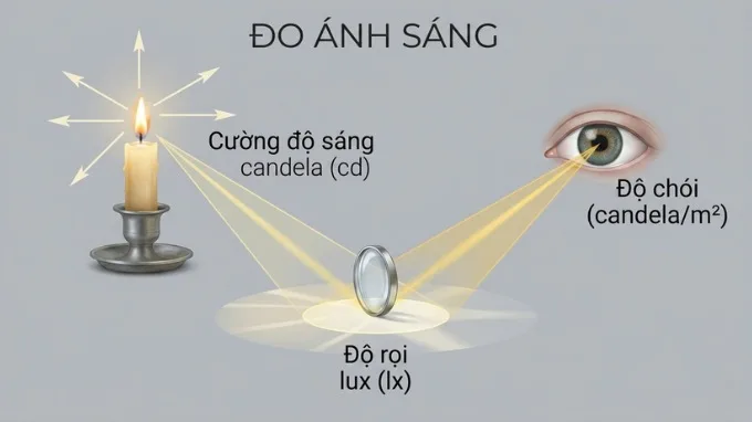 1 nit tương đương với 1 candela trên mỗi mét vuông