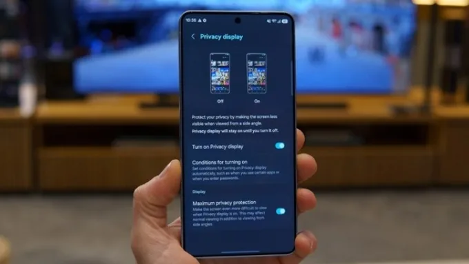 Samsung Galaxy S26 Ultra được trang bị Privacy Display