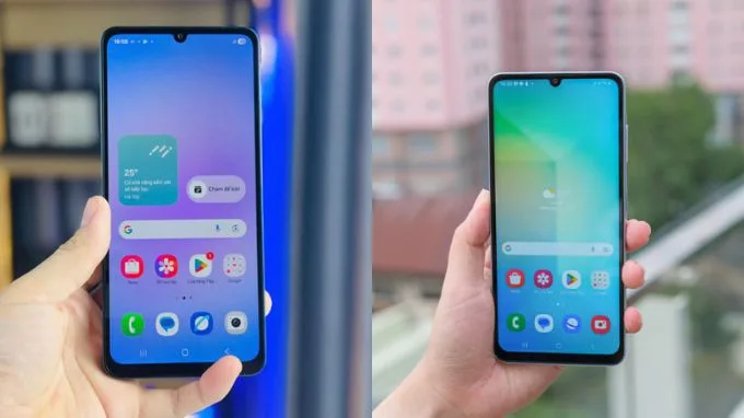 So sánh màn hình Galaxy A07 và Galaxy A06