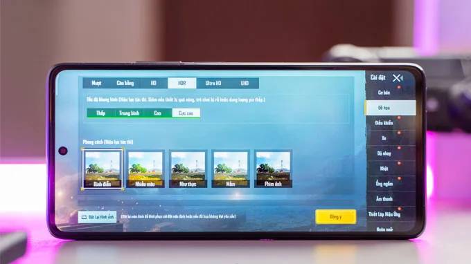 Galaxy A73 5G chiến mọi tựa game