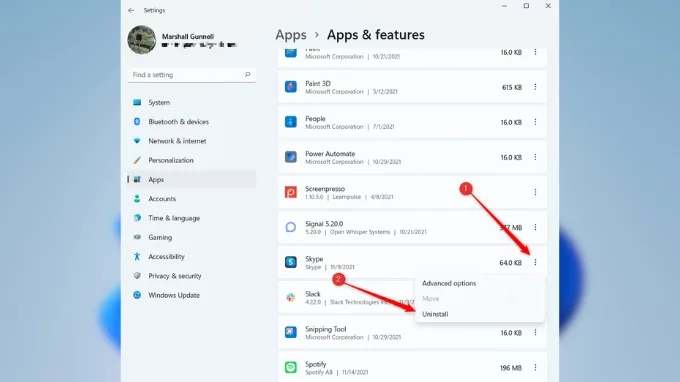 Cách xóa ứng dụng trên Win 11 bằng Settings