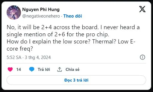 Cụm CPU A18 Pro của Apple được chia sẻ, liệu có nâng cấp đáng giá?