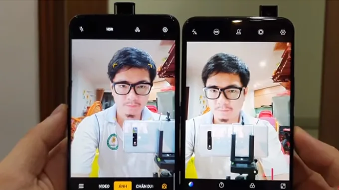 cơ chế camera pop-up hoạt động khá trơn tru