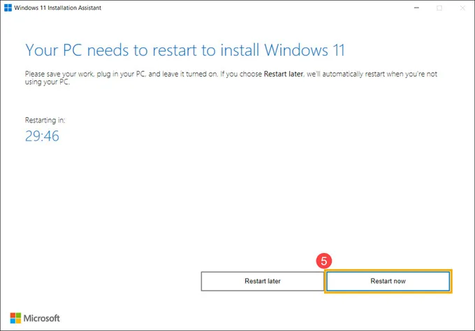 Cách update Win 10 lên Win 11 bằng Installation Assistant