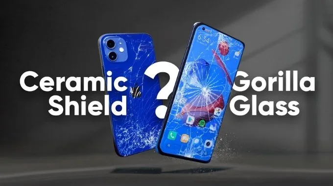 So sánh Ceramic Shield và Gorilla Glass