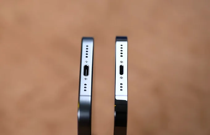 So sánh cổng sạc iPhone 15 Pro và iPhone 14 Pro