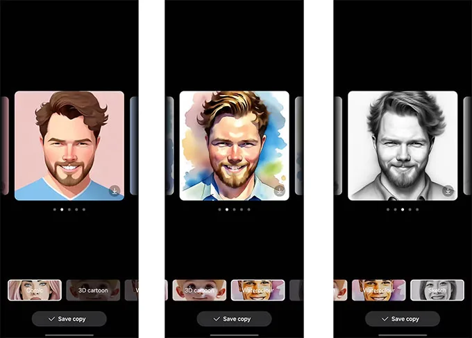 Portrait Studio và Sketch để tạo hình ảnh