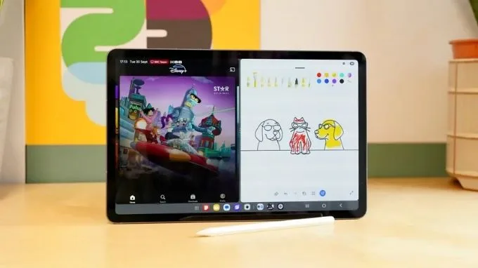 Màn hình Galaxy Tab S11 sử dụng công nghệ Dynamic AMOLED 2X mang đến chất lượng hiển thị rực rỡ
