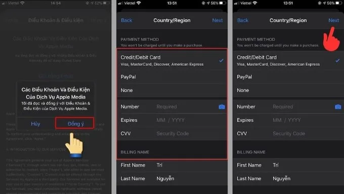 Cách chuyển vùng iPhone sang Mỹ trên App Store