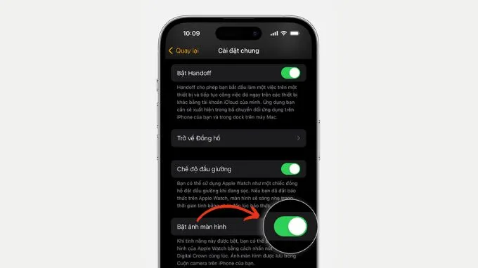 Cách bật tính năng chụp màn hình Apple Watch trên iPhone
