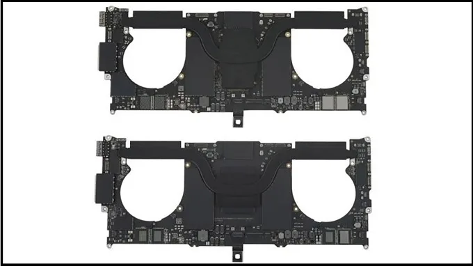 Hệ thống tản nhiệt MacBook Pro 2023 nhỏ hơn đáng kể so với thế hệ trước