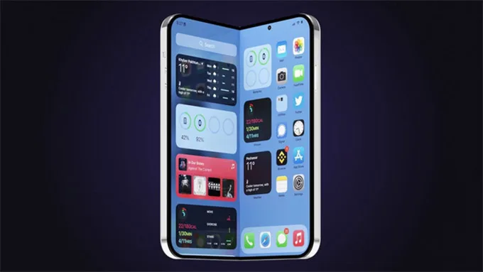 Tin đồn iPhone màn hình gập: Thiết kế gập ngang, bỏ Face ID để tiết kiệm chi phí?