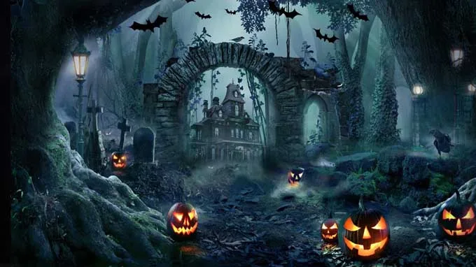 hình nền Halloween kinh dị