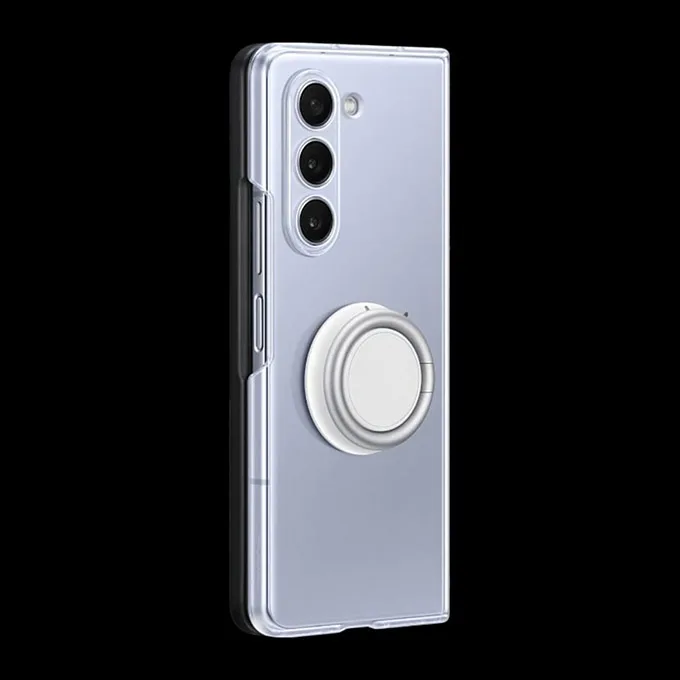 Ốp lưng trong suốt của Galaxy Z Fold 5 có thể sẽ được trang bị phụ kiện vòng ring đi kèm ở phía sau