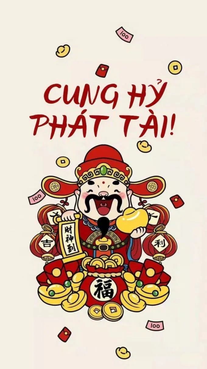 Hình nền Tết may mắn, tài lộc