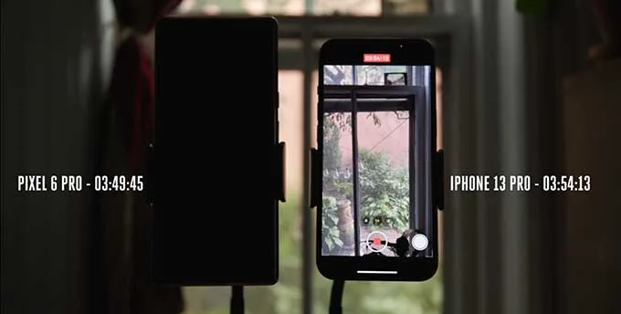 Google Pixel 6 quay phim kém hơn iPhone 13 Pro