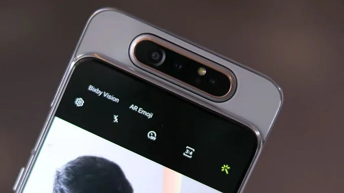 Chất lượng quay video của Galaxy A80 tuyệt vời