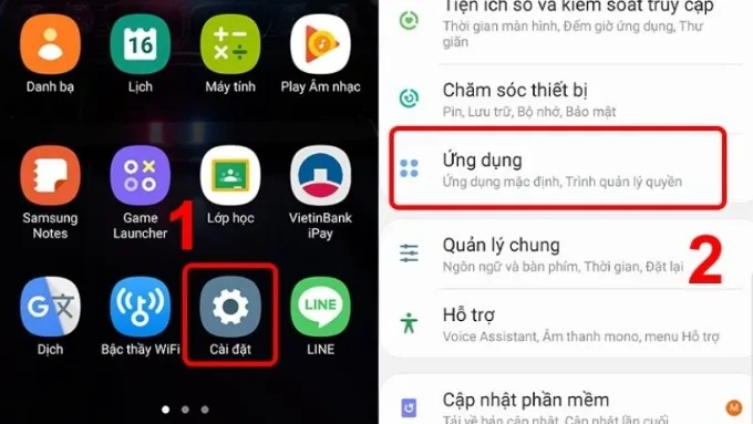 Xóa dữ liệu của bàn phím bước 1