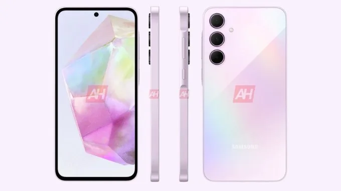 Galaxy A35 có mặt lưng chuyển màu