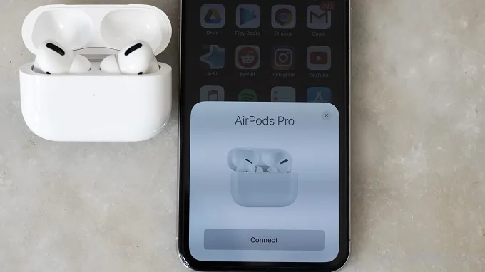 kết nối AirPods diễn ra khá nhanh chỉ trong khoảng 3 giây