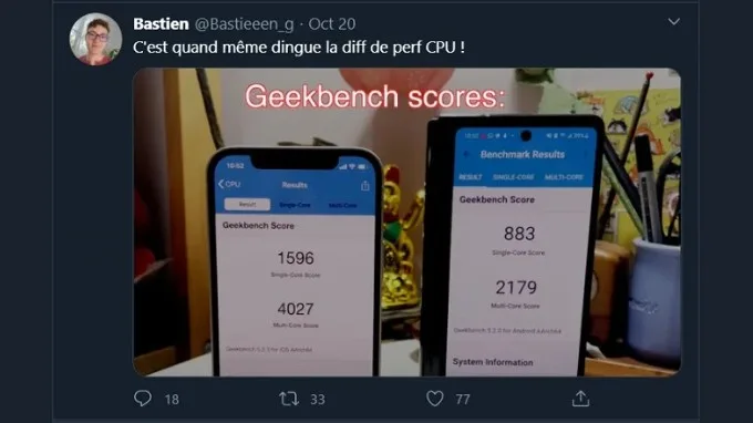 So sánh chip A14 và Snapdragon 865+