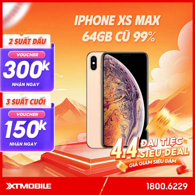 iPhone XS Max 64GB cũ 99%