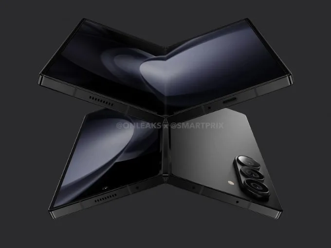 Hình ảnh render của Galaxy Z Fold 6