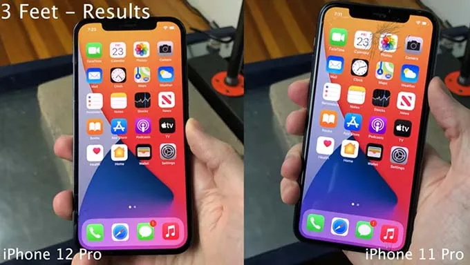 So sánh độ bền iPhone 12 Pro với iPhone 11 Pro