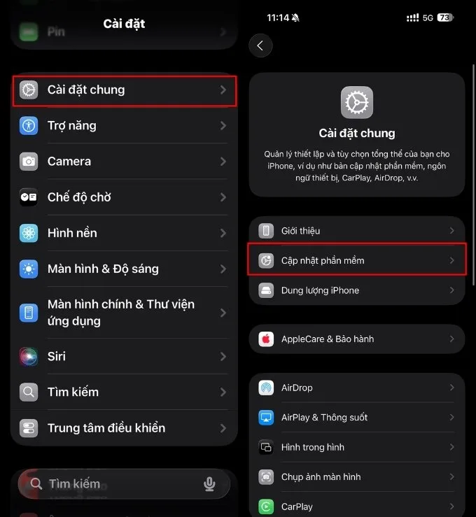 Hướng dẫn cách cập nhật iOS 26.1