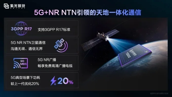Unisoc T8300 5G hỗ trợ kết nối vệ tinh