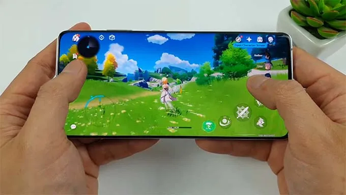 Trải nghiệm chơi game Genshin Impact trên Galaxy S21 Ultra siêu mượt