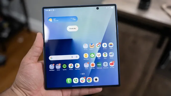 Màn hình hiển thị của Samsung Galaxy Z Fold 7