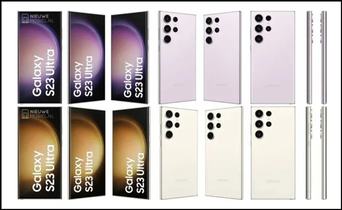 Galaxy S23 Ultra màu Cotton Flower và Mystic Lilac