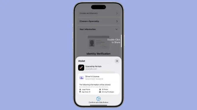 Hỗ trợ xác thực danh tính bằng ví Apple Wallet