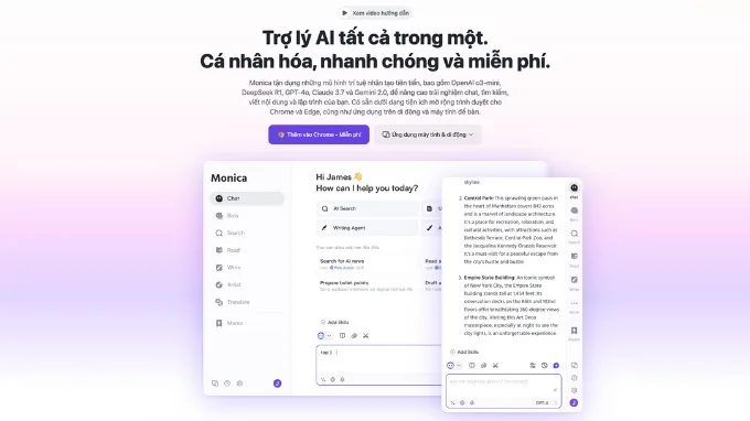 Ưu điểm của Monica