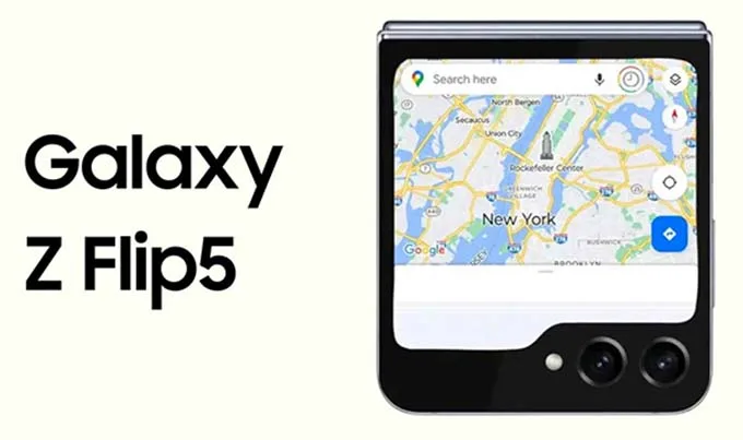 Màn hình phụ Galaxy Z Flip 5 có thể mở các ứng dụng Google được tối ưu