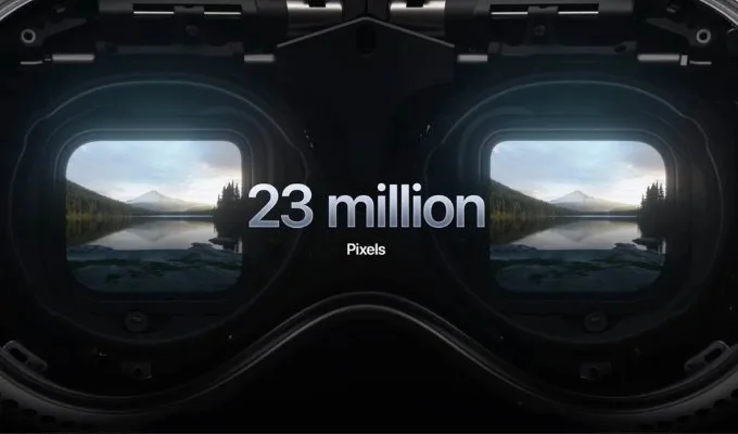 Apple Vision Pro cho hình ảnh vô cùng sắc nét