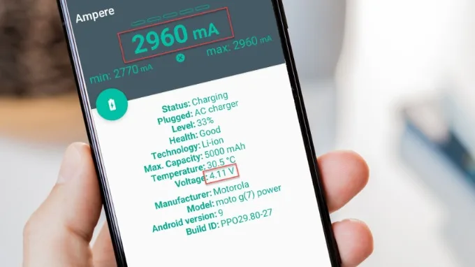 Cách kiểm tra tốc độ sạc thực tế của điện thoại Android/iPhone