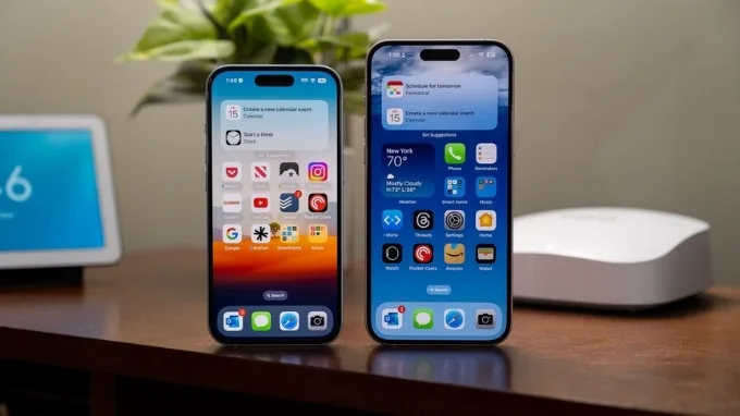 iPhone 15 Plus có kích thước màn hình lớn hơn so với 15 Pro