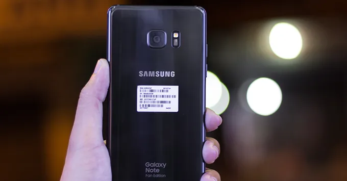 Galaxy Note FE mang hình dáng của Note 7