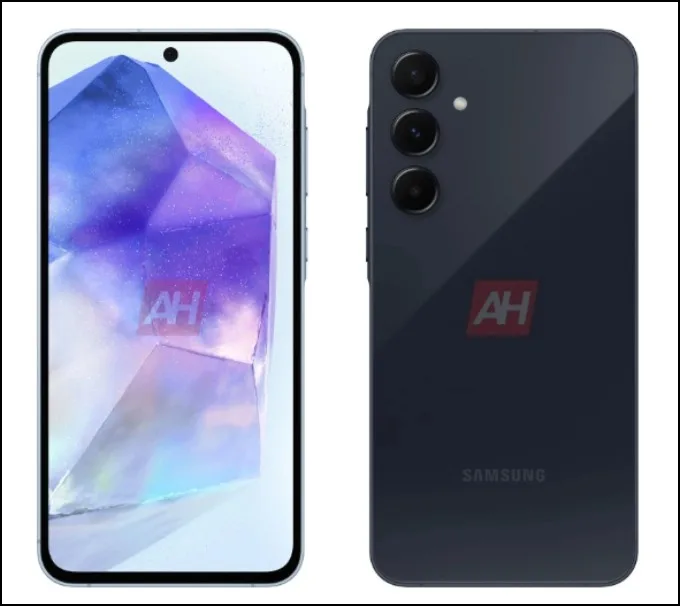Ảnh render Samsung Galaxy A55