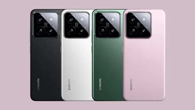 4 tông màu trẻ trung của Xiaomi 14 tiêu chuẩn