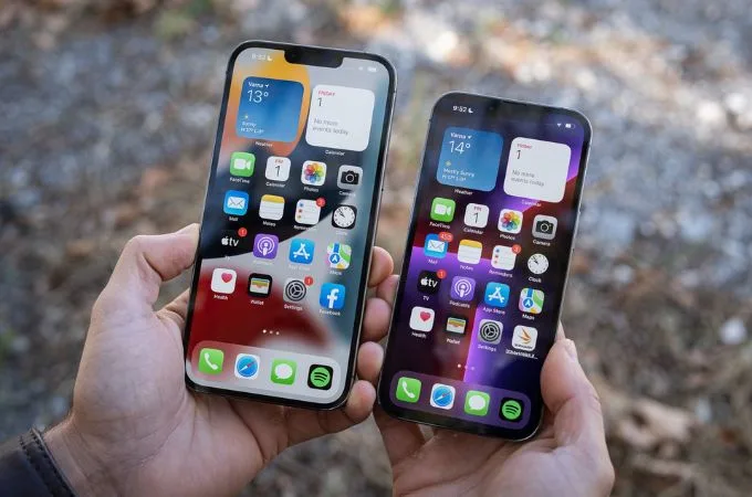 So sánh giữa iPhone 13 Pro và 13 Pro Max