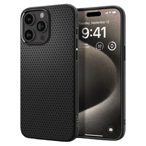 Ốp lưng Spigen Liquid Air Abyss Green iPhone 15 Pro Max - hình ảnh sản phẩm