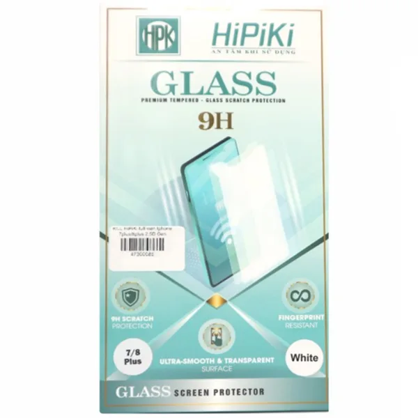 Cường lực Full Hipiki 2.5D iPhone 7 Plus/ 8 Plus - hình ảnh sản phẩm