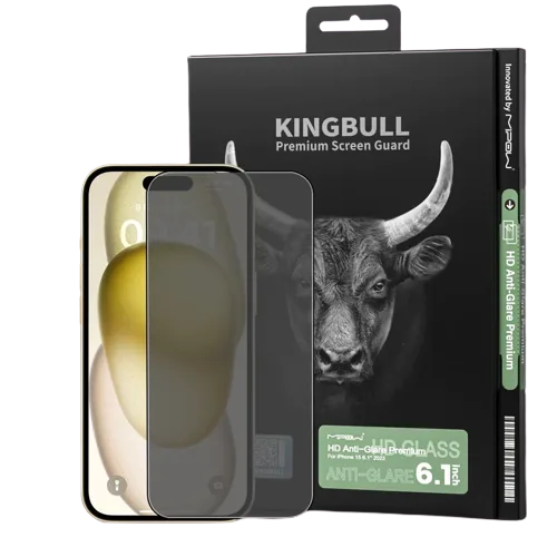 Dán cường lực Mipow Kingbull HD Premium iPhone 15 - hình ảnh sản phẩm