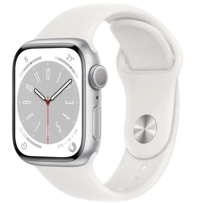 Apple Watch Series 8 41mm Cũ (GPS) Viền nhôm dây cao su - Quốc Tế (LTE) - hình ảnh sản phẩm