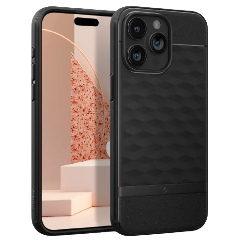 Ốp lưng Spigen Parallax Mag iPhone 15 Pro Max Matte Black - hình ảnh sản phẩm