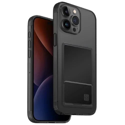 Ốp lưng Uniq Hybrid iPhone 15 Pro Air Fender Gray Tinted - hình ảnh sản phẩm